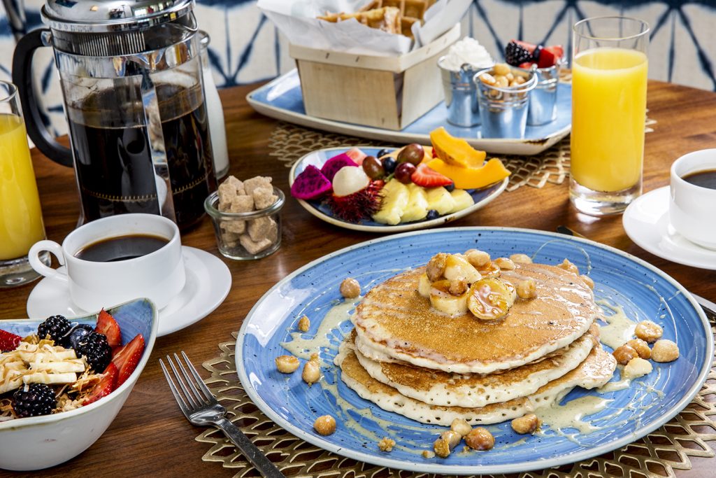 Ulana Terrace banana mac nut pancakes 1024x683